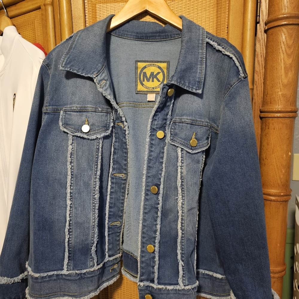 Women's 2X Michael Kors Denim Jacket